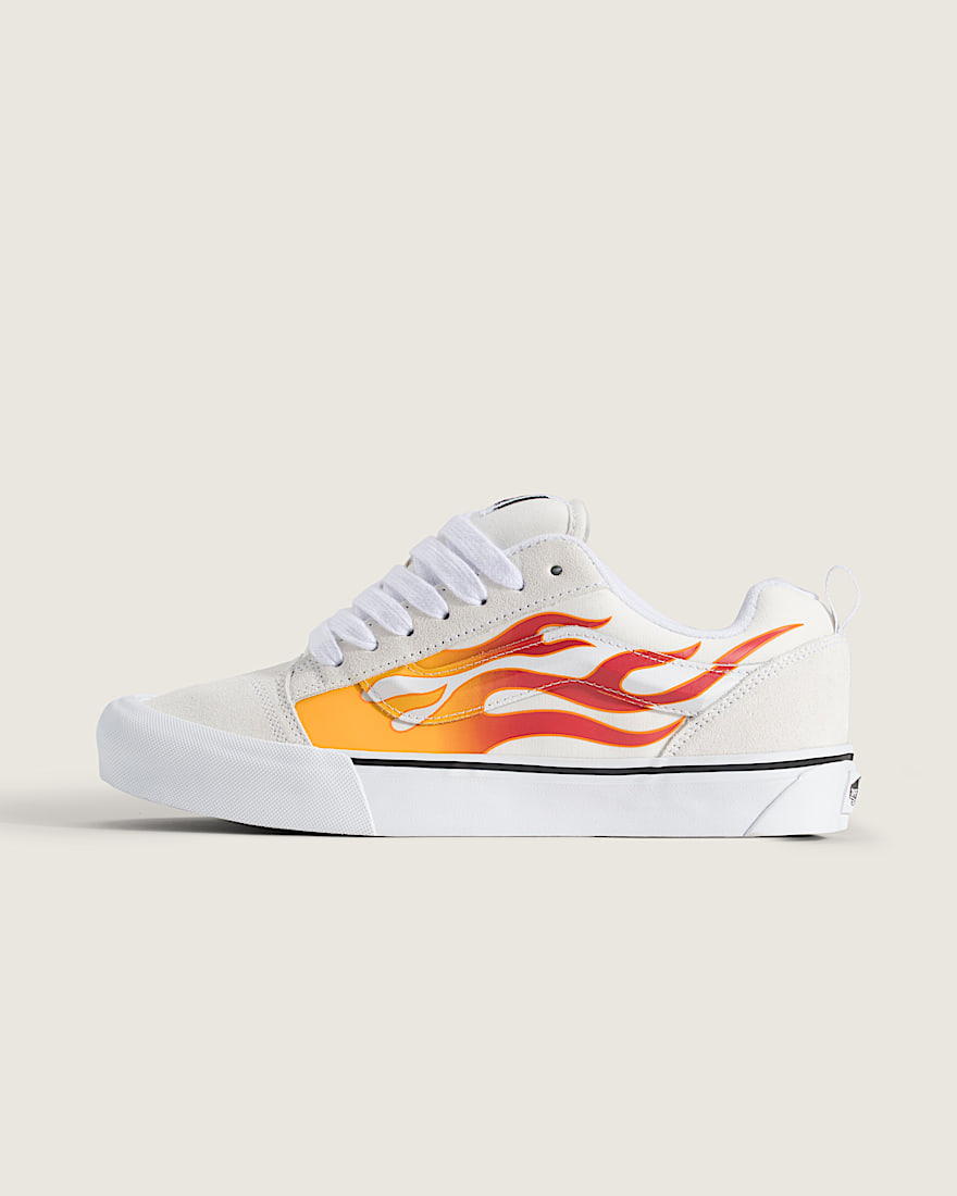 Knu Skool Shoe VANS Flame Red  Orange  Yellow HERO