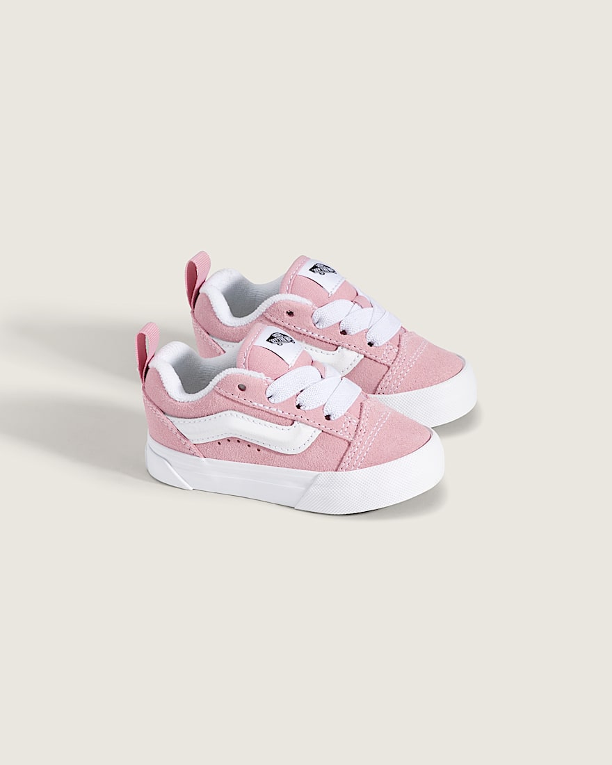 Toddler Knu Skool Shoe VANS Dawn Pink True White ALT1