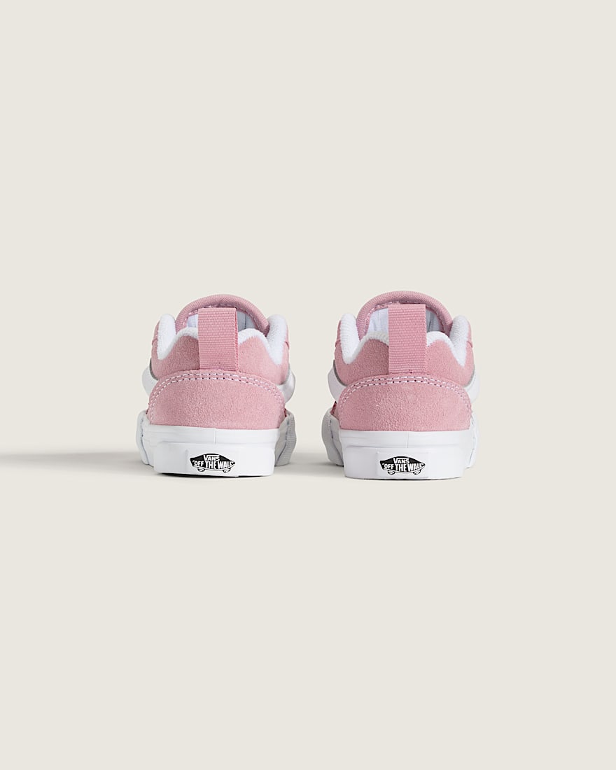 Toddler Knu Skool Shoe VANS Dawn Pink True White ALT3