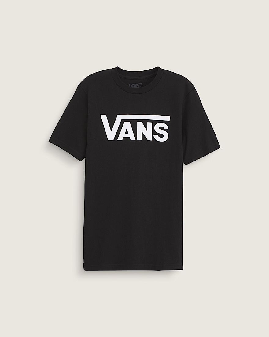 Kids Vans Classic Boys TShirt VANS Black  White HERO