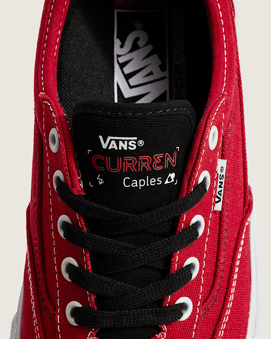 Skate Curren Caples Shoe VANS Red  White ALT7