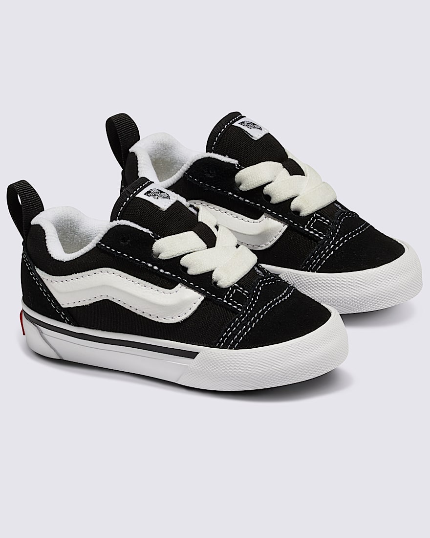 Toddler Knu Skool Shoe VANS Black True White ALT3
