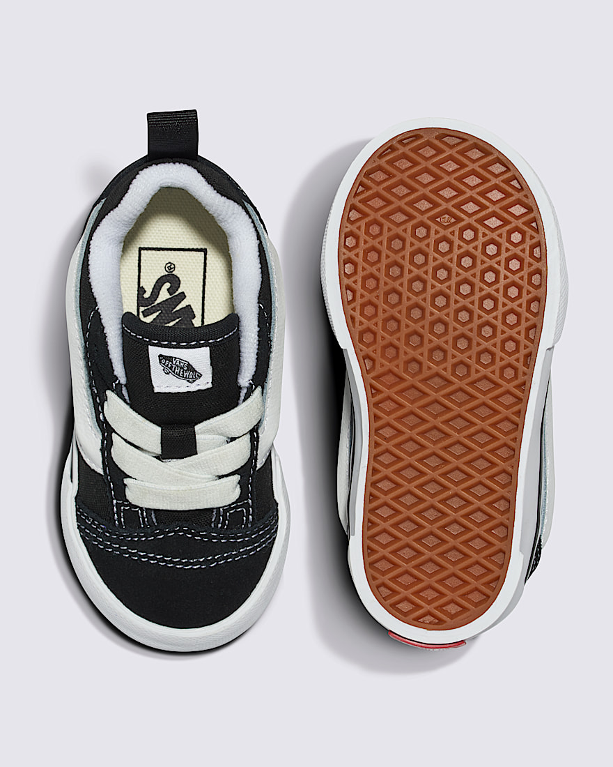 Toddler Knu Skool Shoe VANS Black True White ALT4
