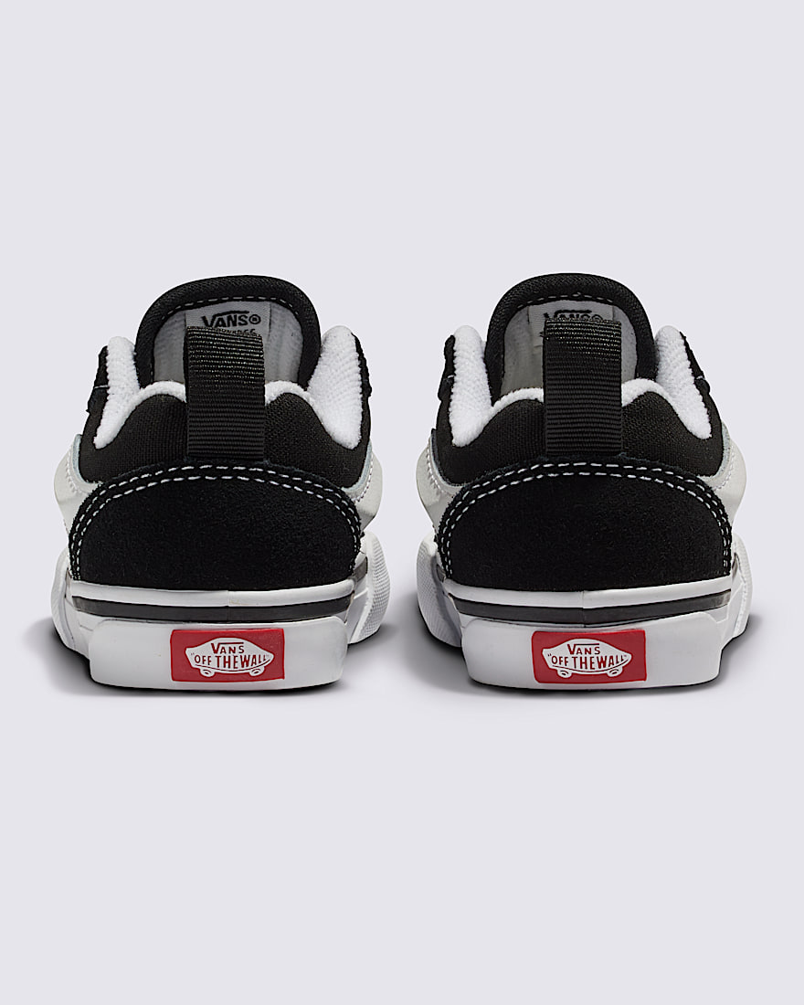 Toddler Knu Skool Shoe VANS Black True White ALT5