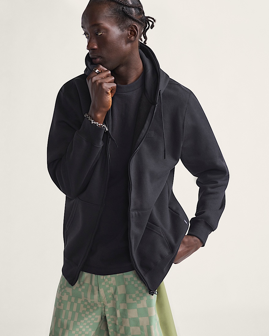Core Basic Full Zip Hoodie VANS Black ALT1