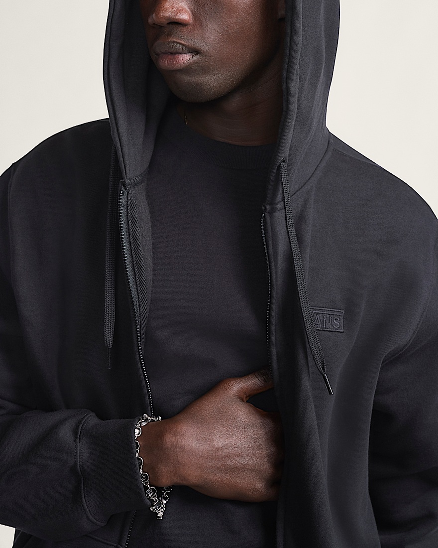 Core Basic Full Zip Hoodie VANS Black ALT4