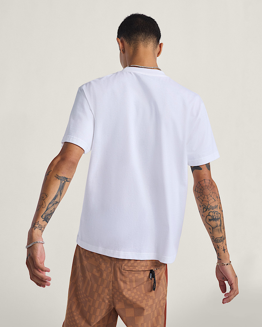 Waffles The Dog TShirt VANS White ALT2