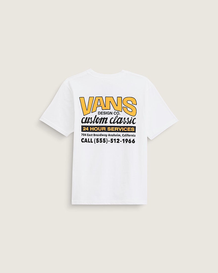 Kids Shop Front TShirt VANS White HERO