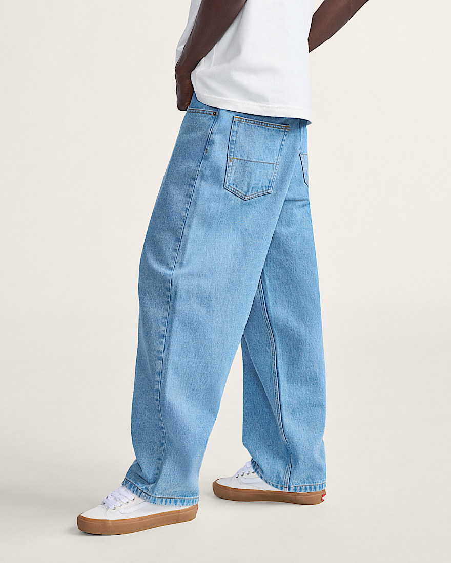 Check5 Baggy Denim Pants VANS Stonewash Blue ALT4