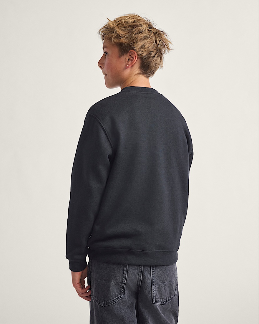 Kids Classic Oval Crew Sweatshirt VANS Black ALT2