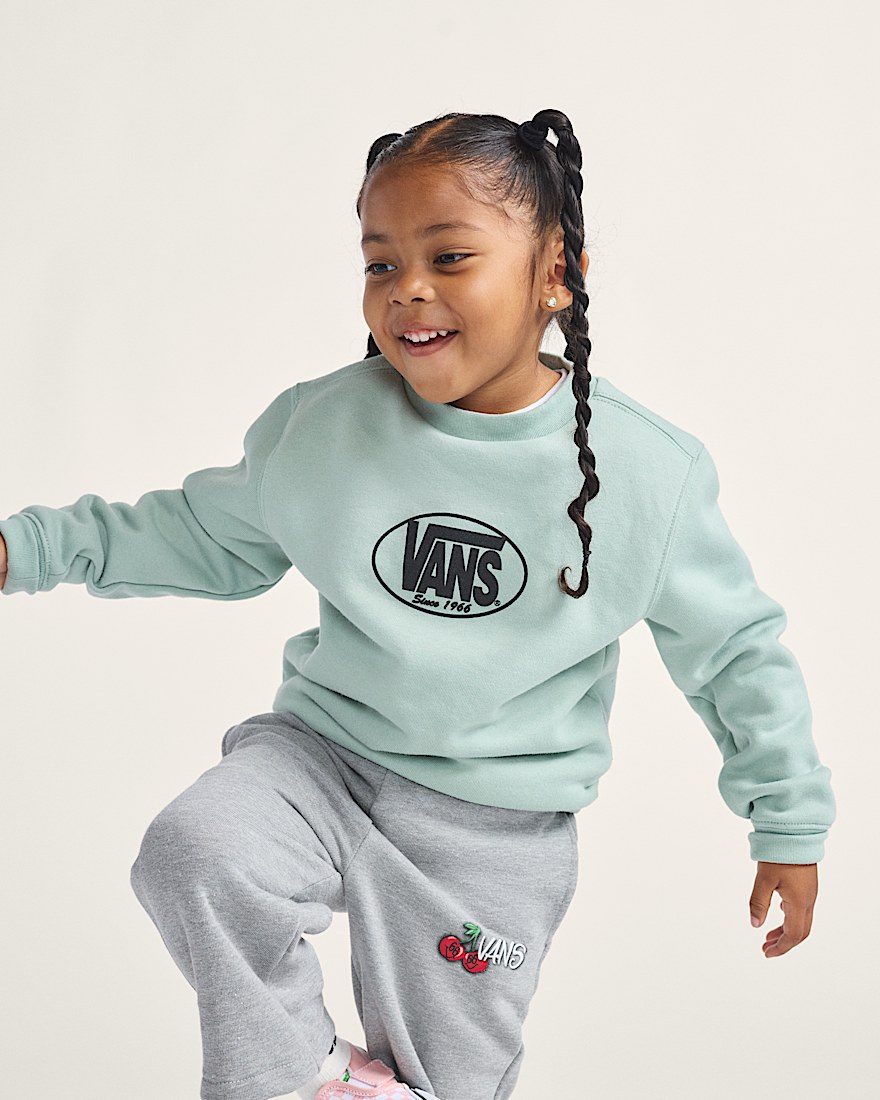 Little Kids Classic Oval Crew Sweatshirt