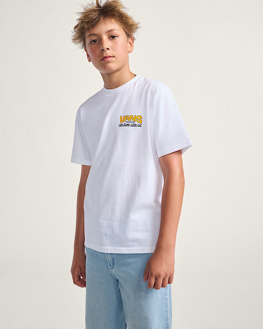 Kids Shop Front TShirt VANS White ALT1