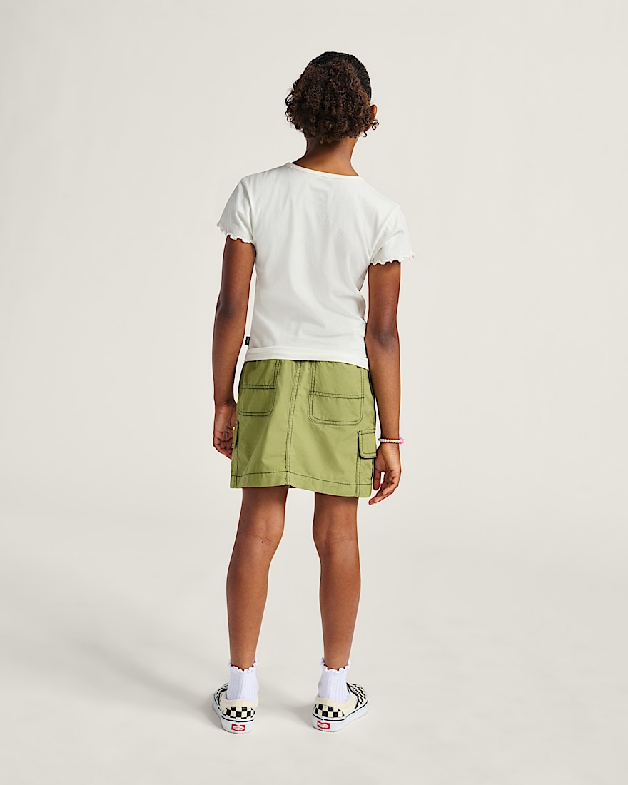 Kids Sidewalk Cargo Skirt VANS Loden Green ALT3