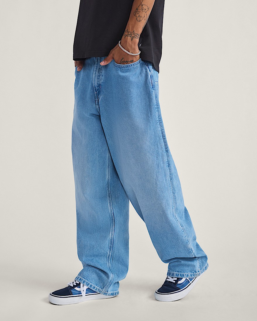 Premium 5 Pocket Denim Pant VANS Light Stonewash Blue ALT1