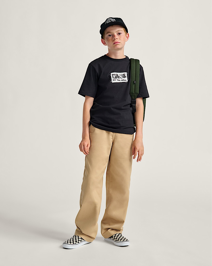 Kids Authentic Chino Loose Pants VANS Incense Brown ALT2