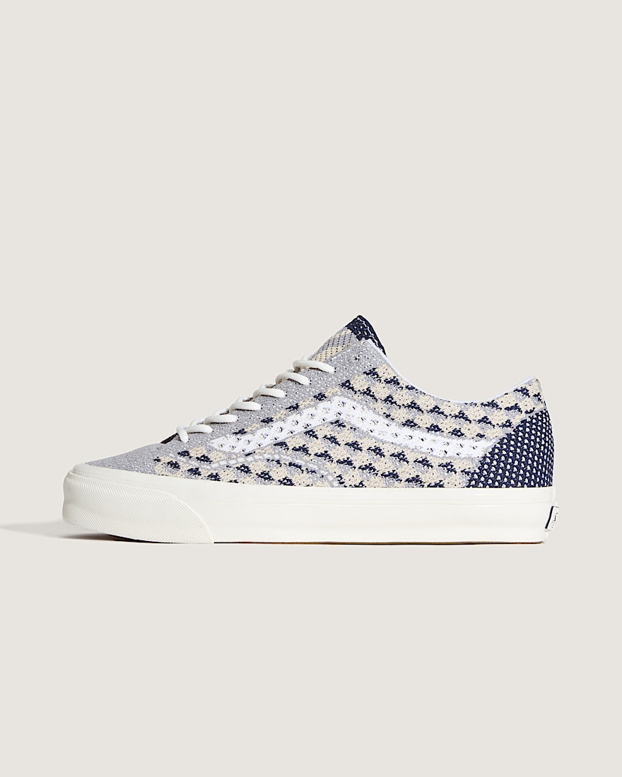 Premium Old Skool Shoe VANS Geo Check Frost Grey HERO