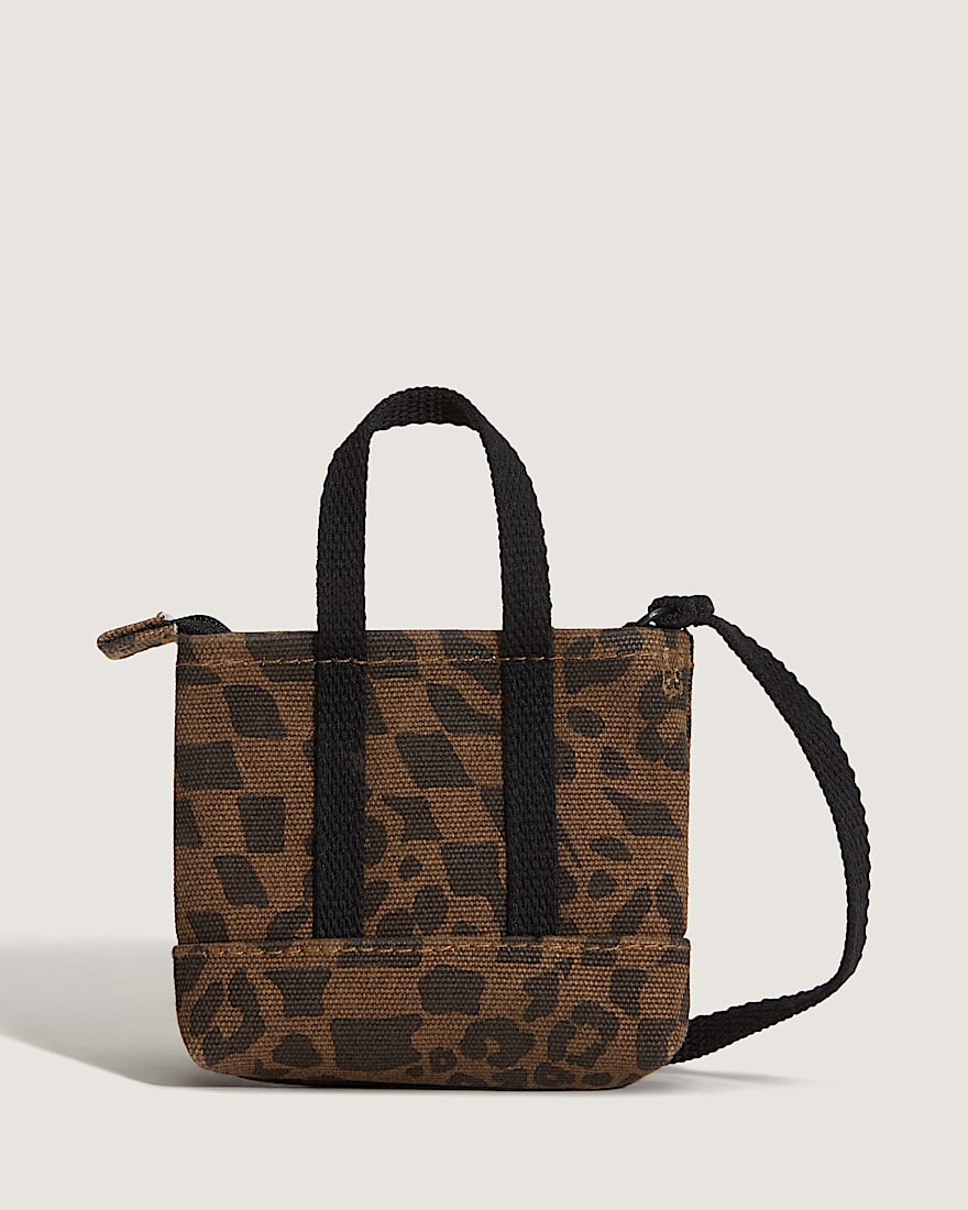 Micro Pergs Tote Bag Charm VANS Dachshund Brown ALT1