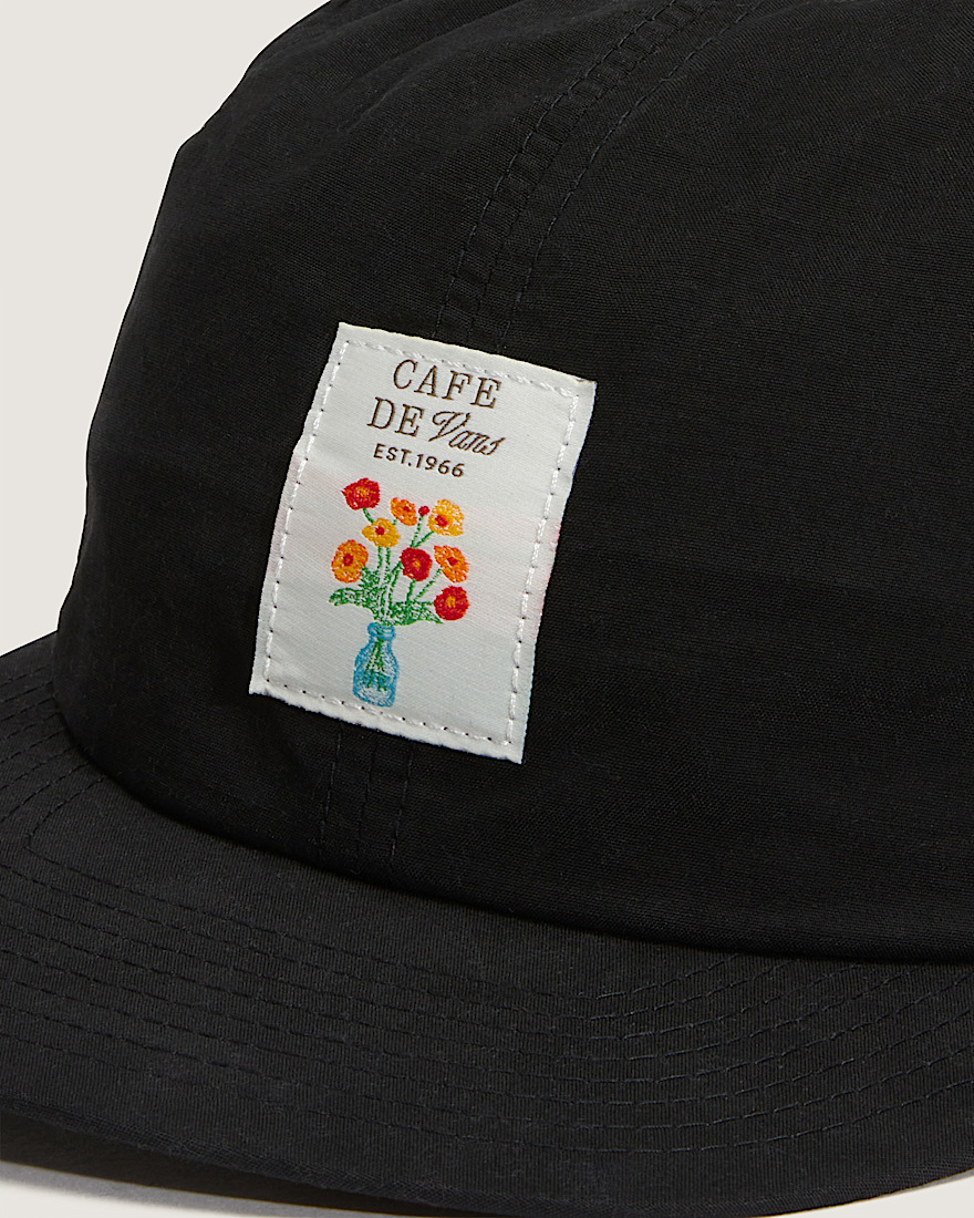 Cafe Vans Snapback Hat VANS Black ALT2