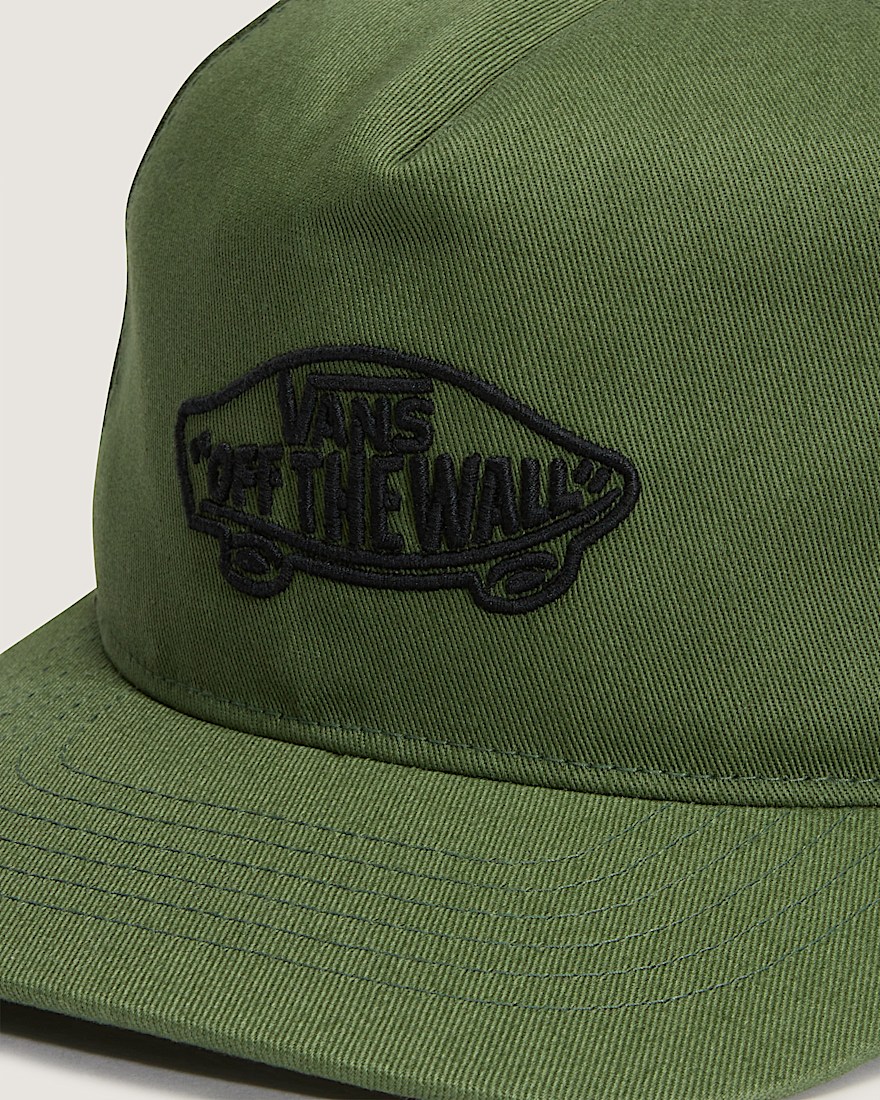 Vans Classic Snapback Hat VANS Pine Forest Green ALT2