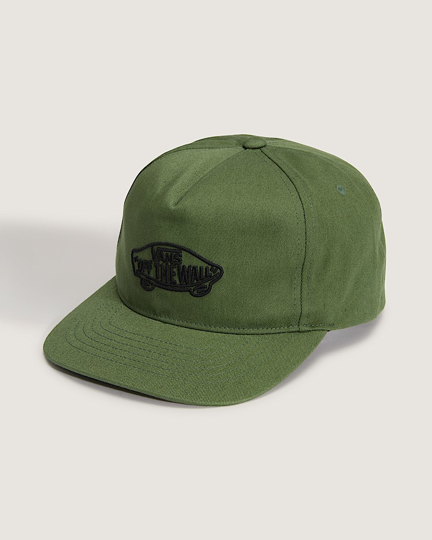 Vans Classic Snapback Hat VANS Pine Forest Green HERO