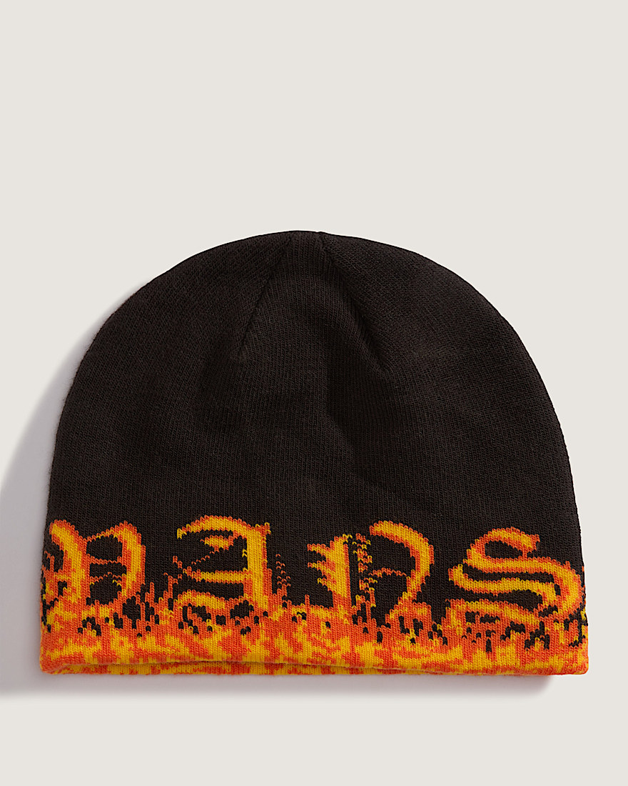Kids Hovley Beanie VANS Black  Flame Red ALT1