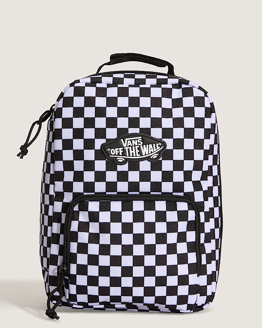 Kids Checkerboard Old Skool Lunch Bag VANS Black  White HERO