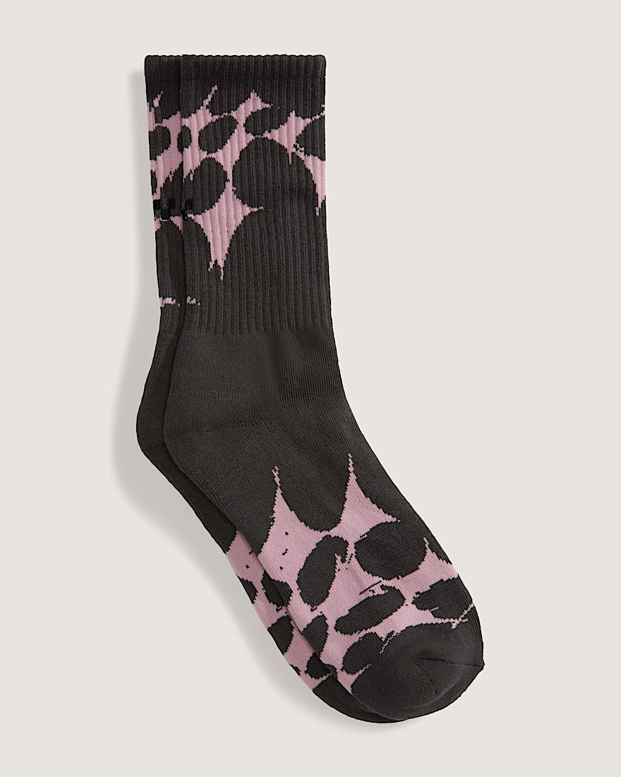 Skate Splatter Web Crew Socks VANS Black ALT1
