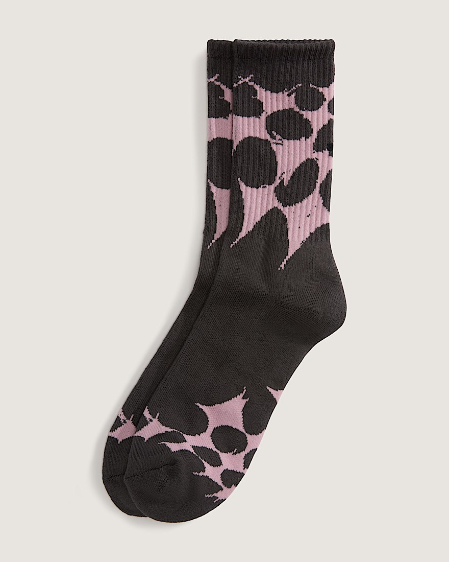 Skate Splatter Web Crew Socks VANS Black HERO