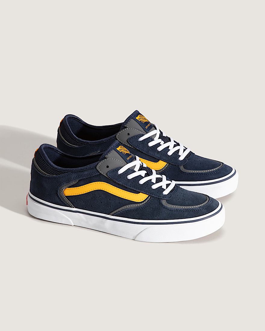 Skate Rowley Shoe VANS Navy Blue  Yellow ALT1