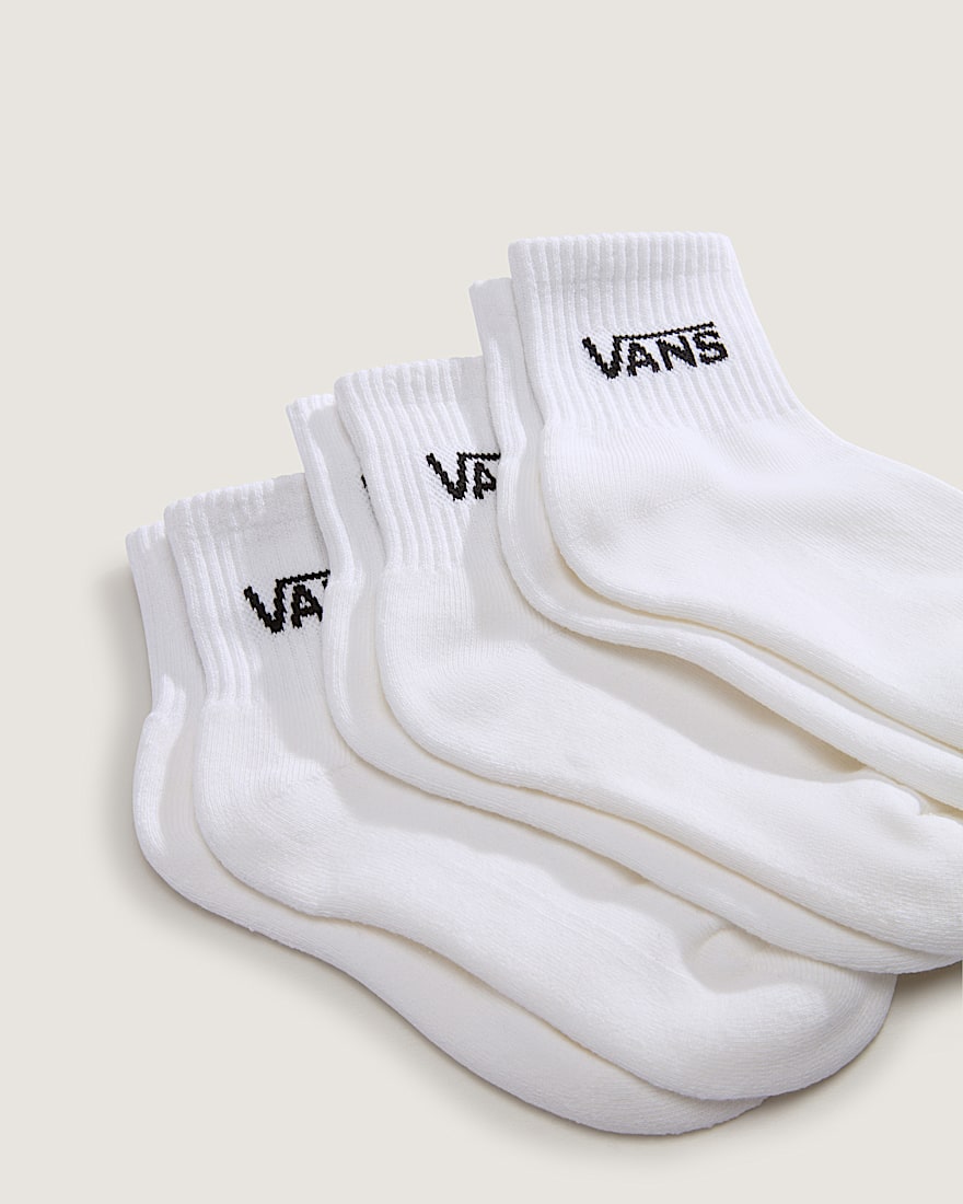Kids Classic Half Crew Socks 3Pack VANS White ALT2