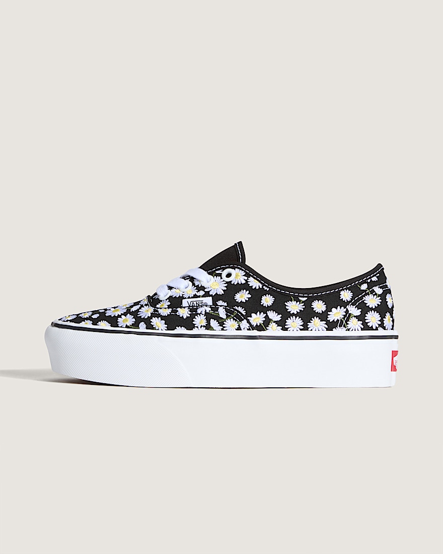 Authentic Platform Shoe VANS Black  White HERO