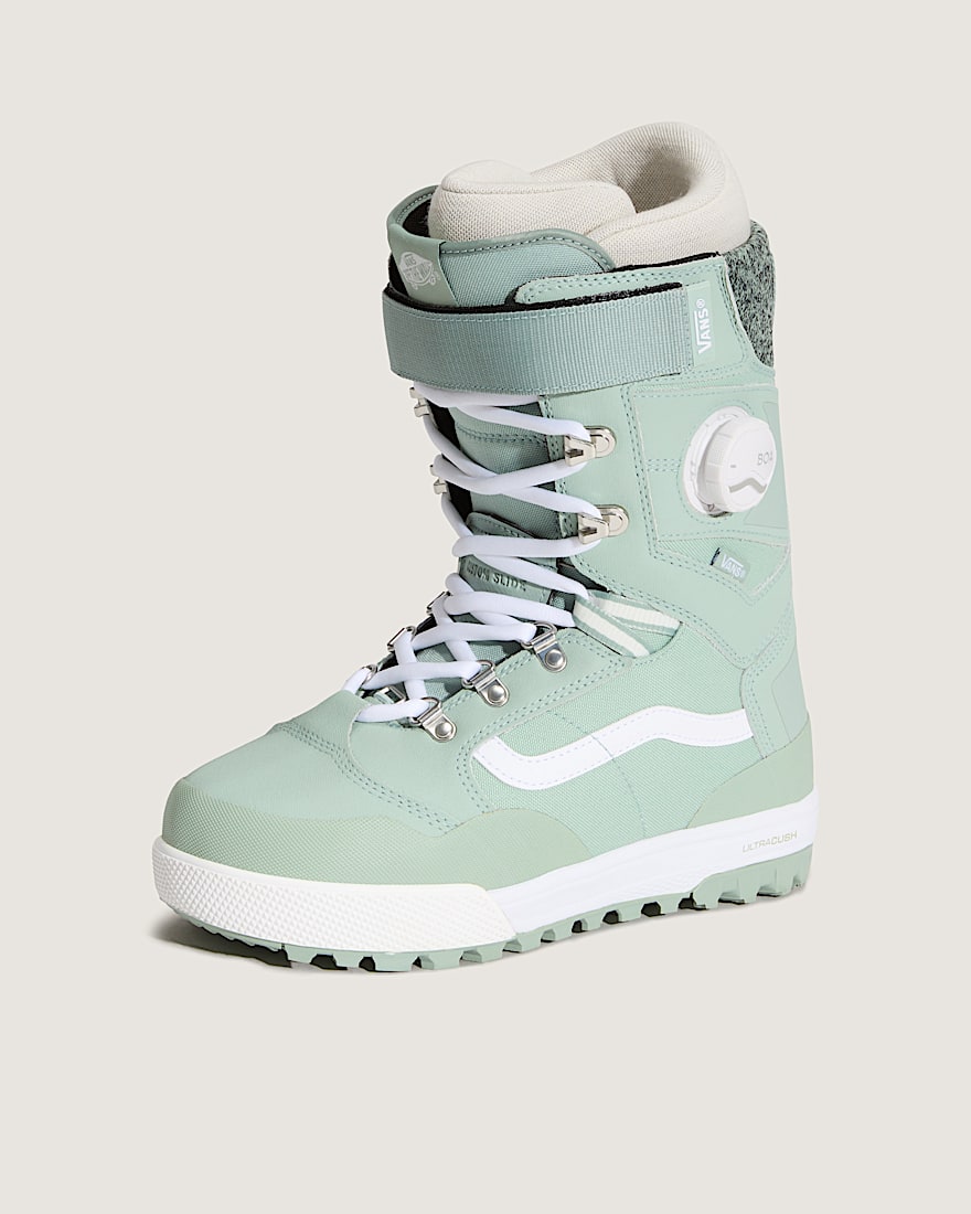 Womens Luna Pro Snowboard Boot VANS Olive Gray HERO