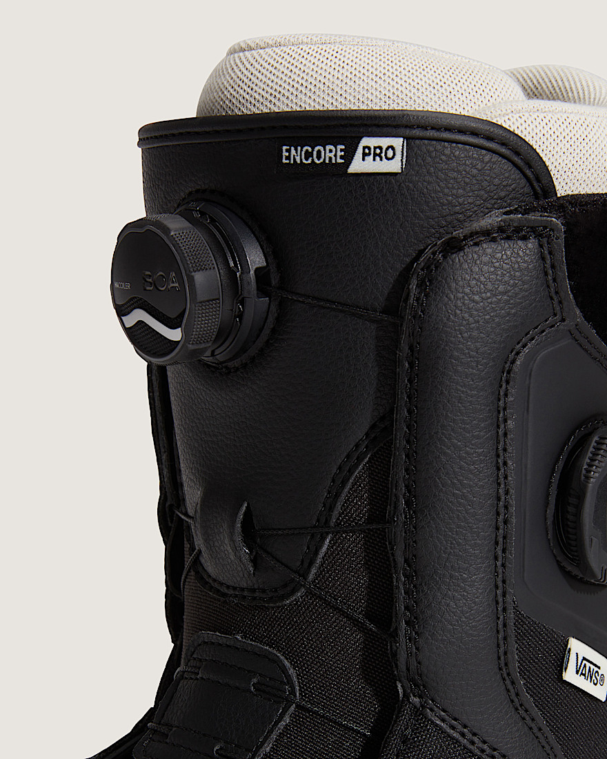 Womens Encore Pro Snowboard Boot VANS Black  Marshmallow White ALT7