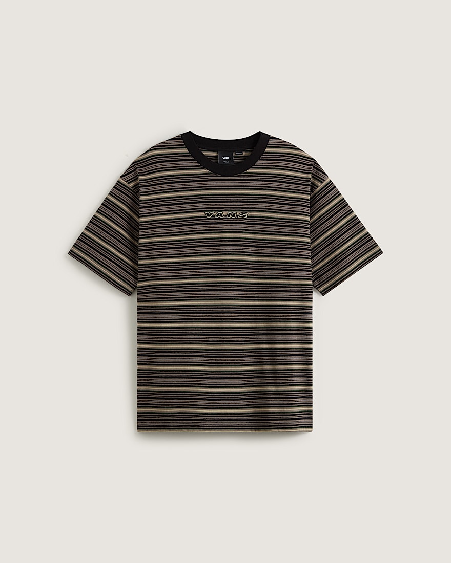 Cameron Stripe Shirt VANS Walnut Brown HERO