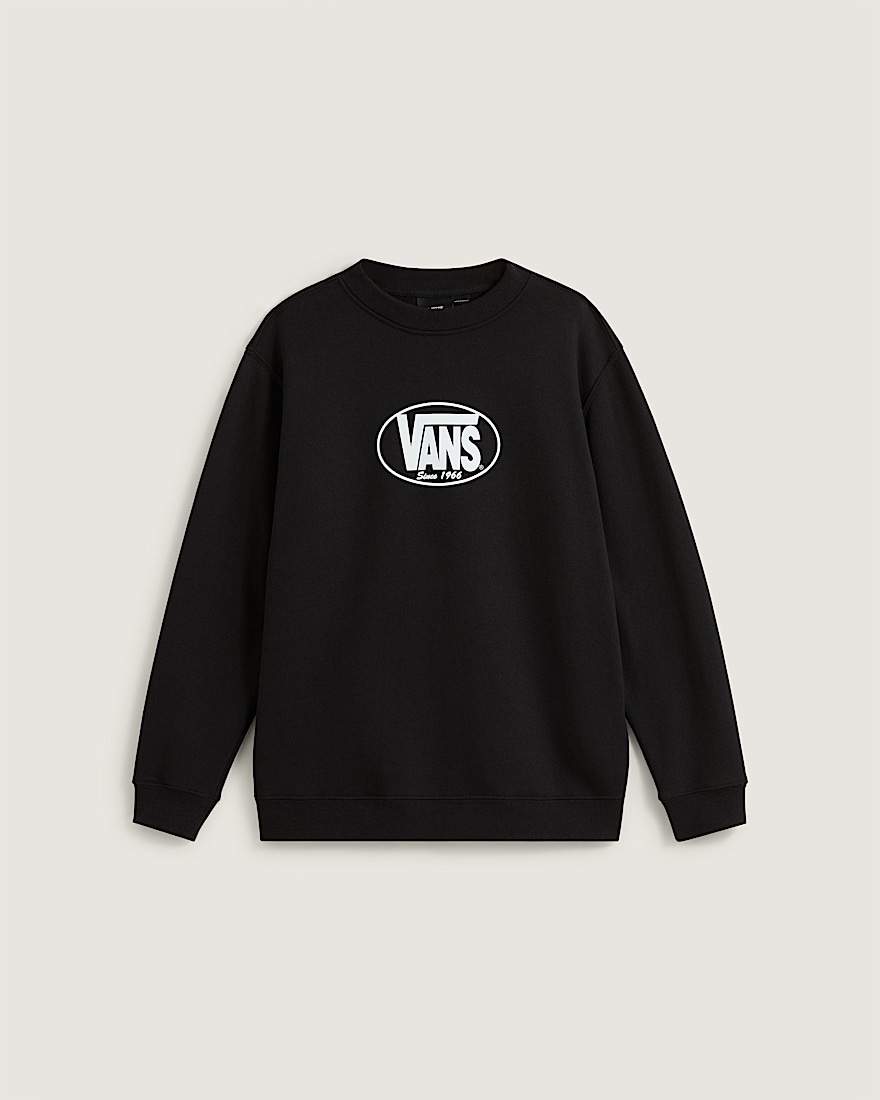 Kids Classic Oval Crew Sweatshirt VANS Black HERO