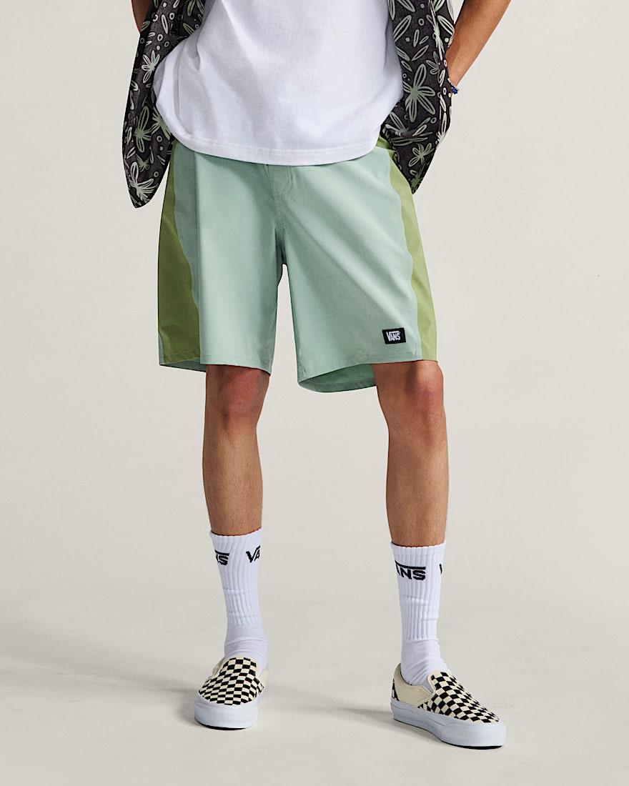 Daily 18 Boardshorts VANS Grey Olive Green HERO