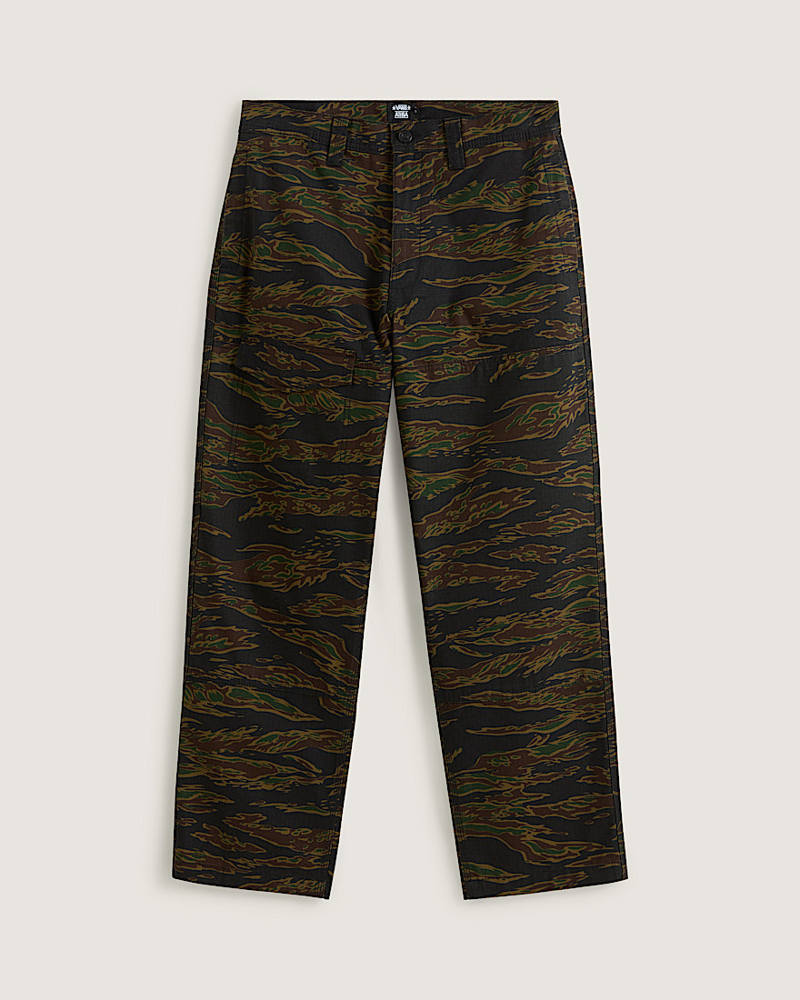 Skate Loose Cargo Pants by Atiba Jefferson VANS Atiba Camo Black HERO