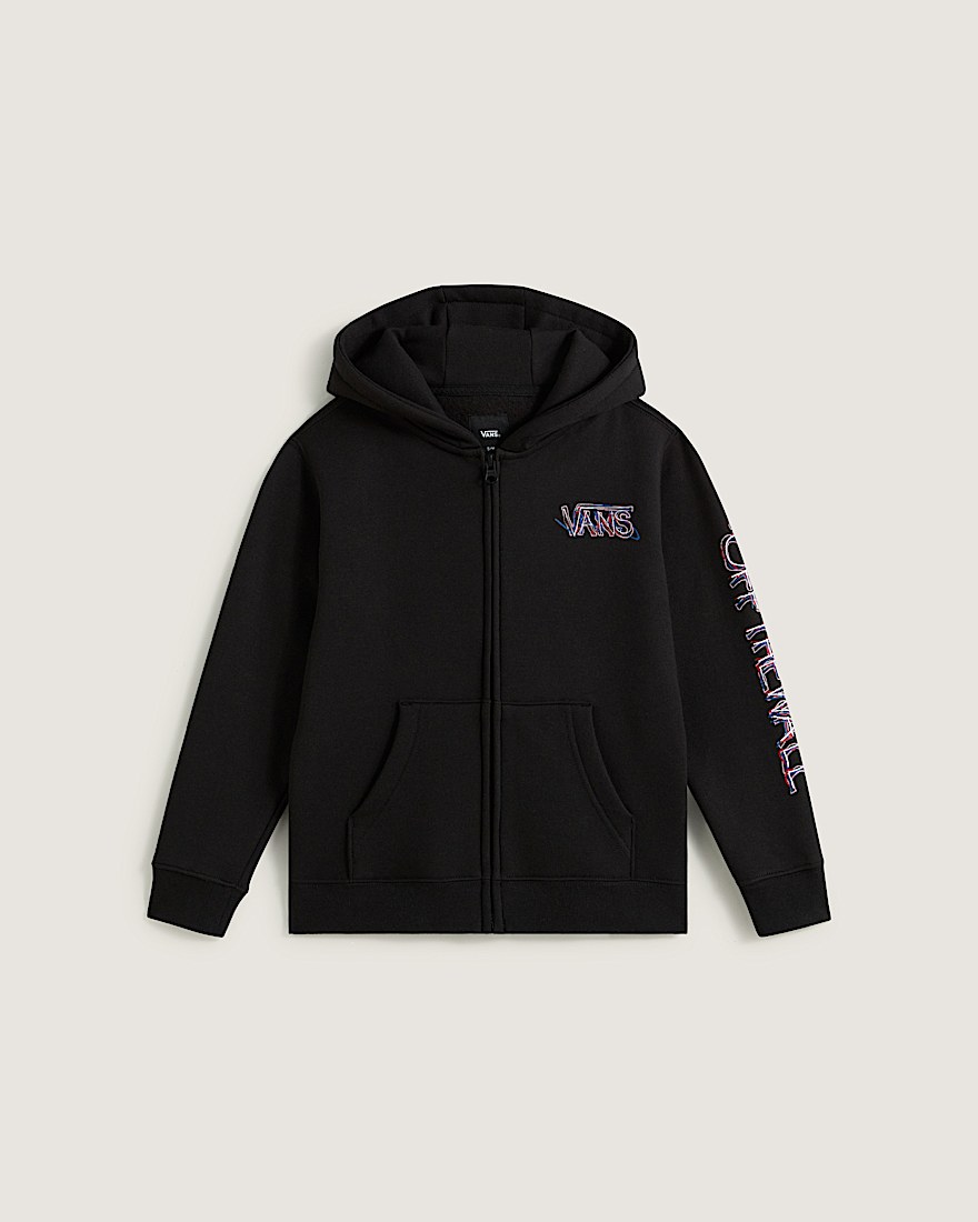 Little Kids Scribbled Past Zip Hoodie VANS Black HERO
