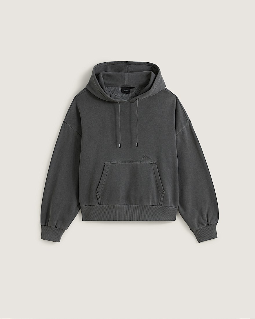Retro Pullover Hoodie VANS Asphalt Grey HERO