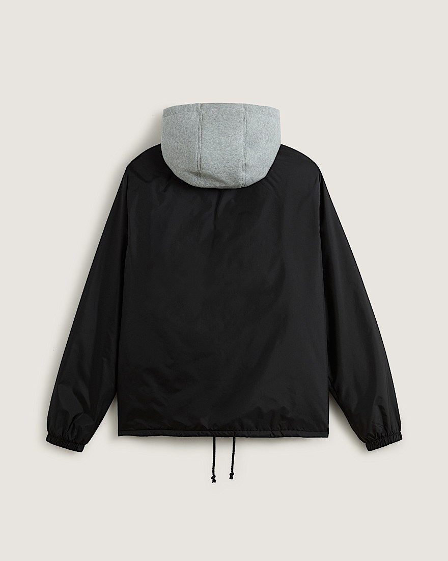 Riley Hooded Coachs Jacket VANS Black ALT1