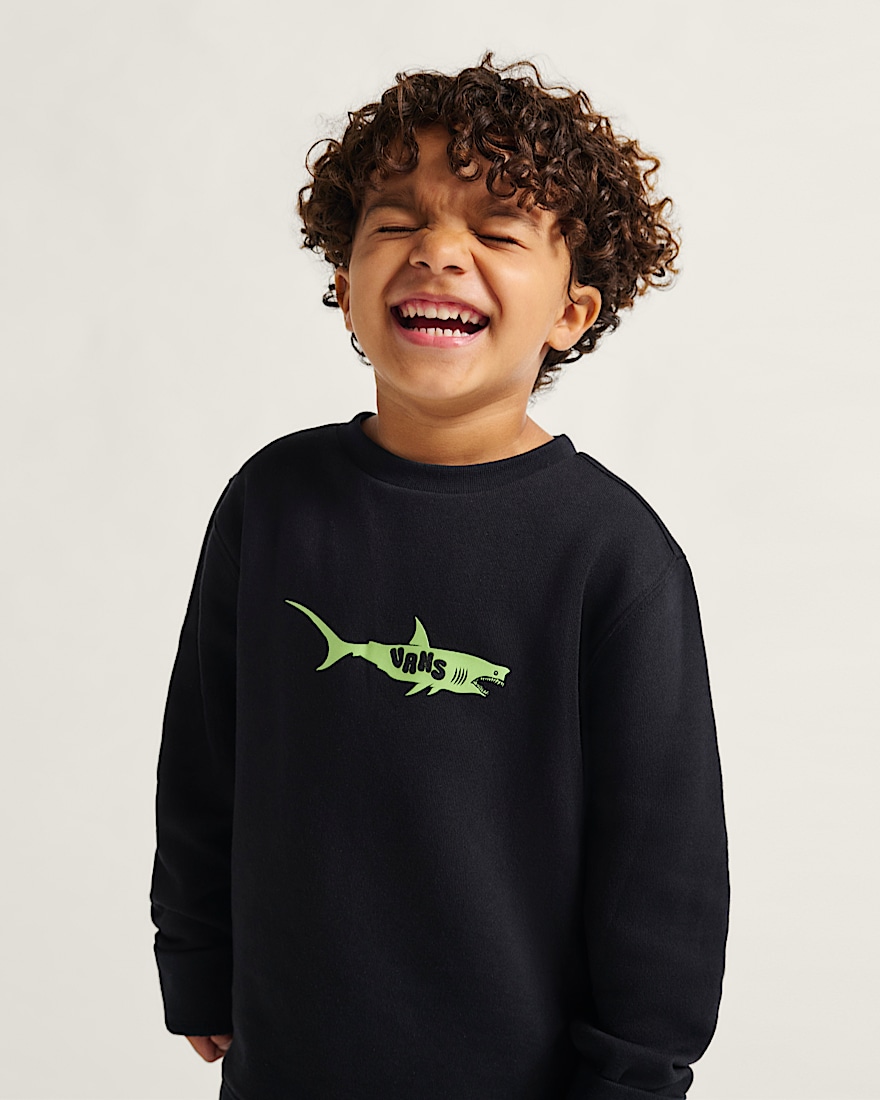 Little Kids The Pack Crew Sweatshirt VANS Black ALT1