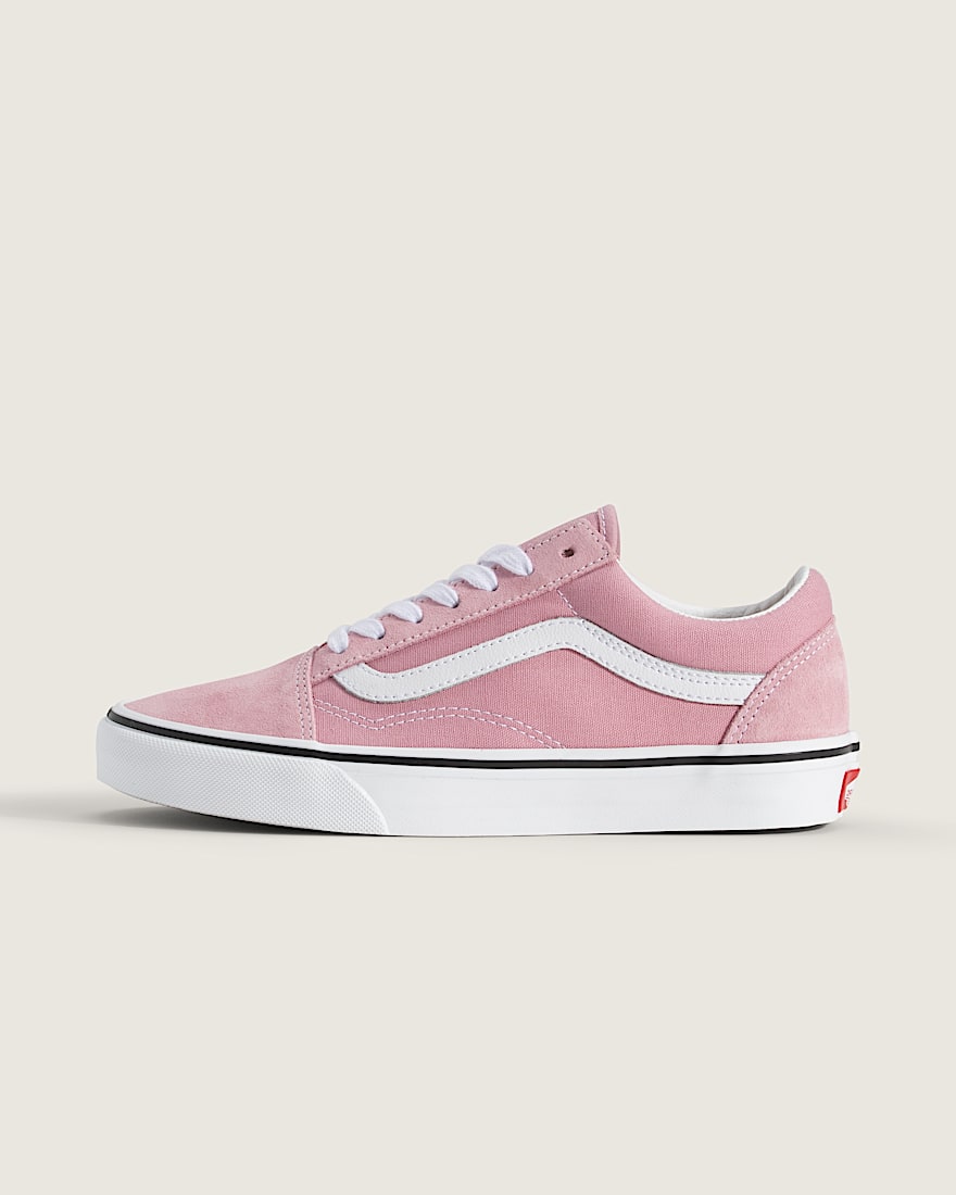 Old Skool Shoe VANS Dawn Pink  True White HERO