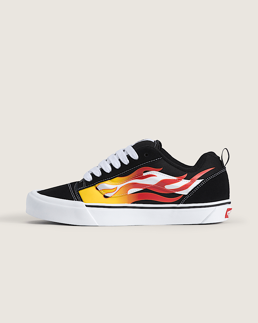 Knu Skool Shoe VANS Black  Red HERO