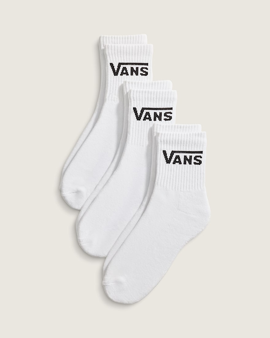 Classic Half Crew Socks 3Pack VANS White HERO