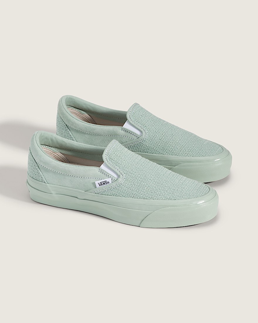 Premium Classic SlipOn Shoe VANS Olive Grey ALT1