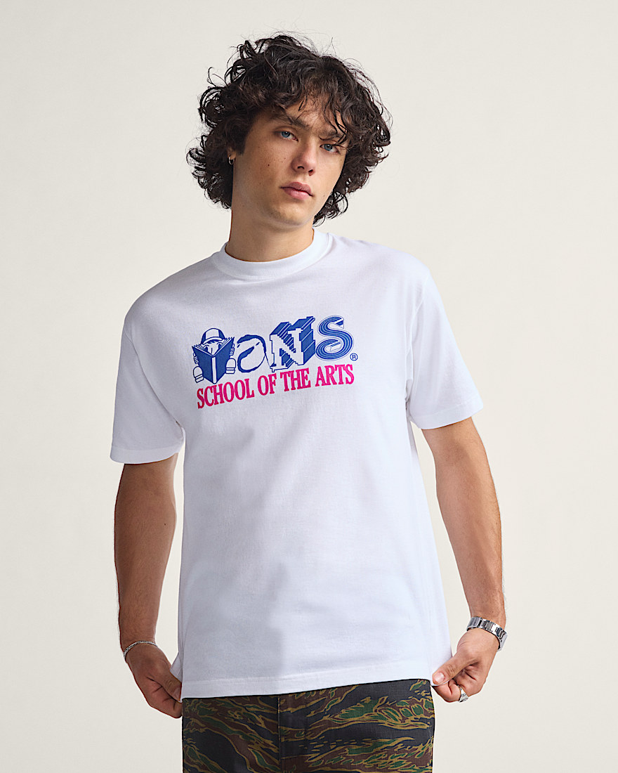Art Skool TShirt VANS White ALT1