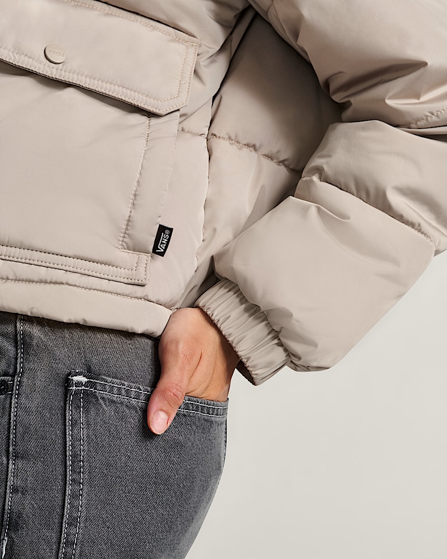 Aubrey Primaloft Puffer Jacket VANS Mushroom Brown ALT4