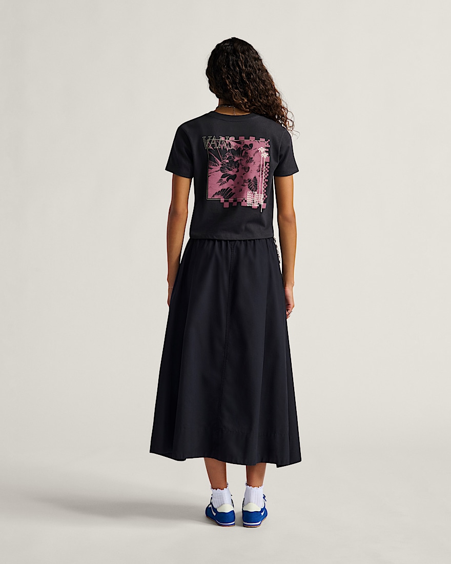 Francesca Full Skirt VANS Black ALT2