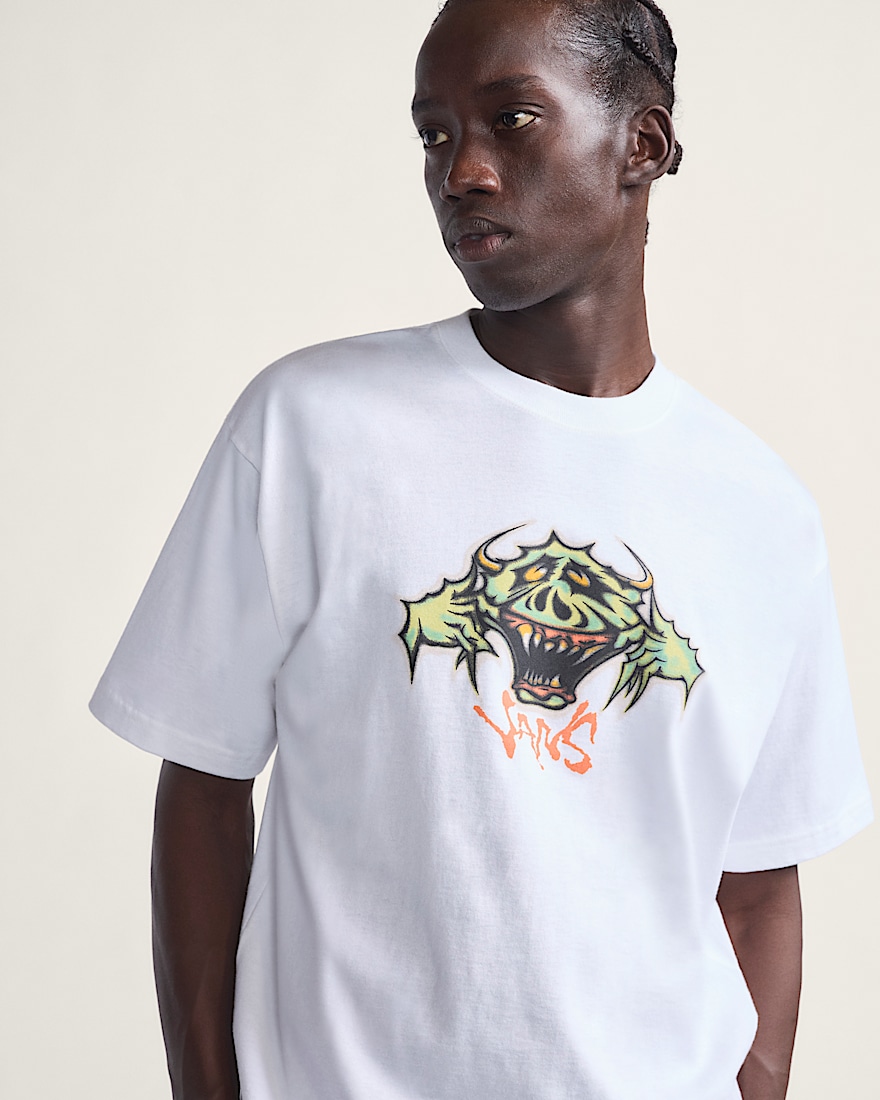 Goofy Ghoul TShirt VANS White ALT3