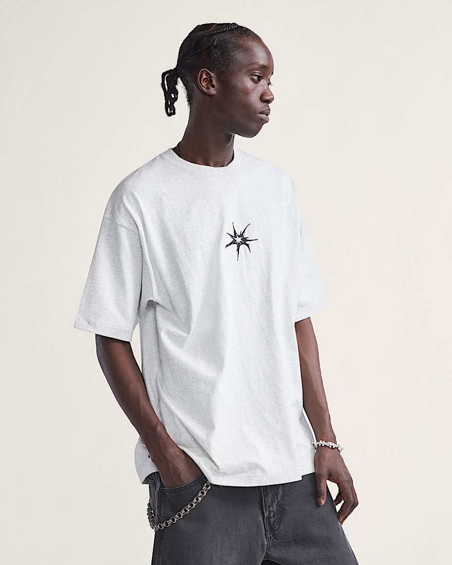 Skate Splatter TShirt VANS Ash Heather Grey ALT1